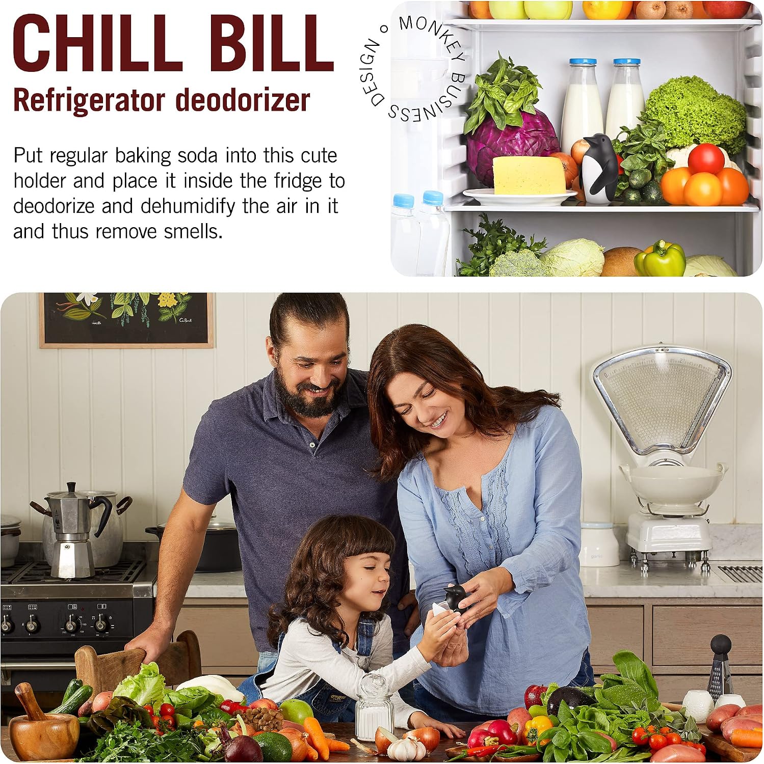 Refrigerator Deodorizer with B - đánh giá và giá Kitchen Gadgets Holder