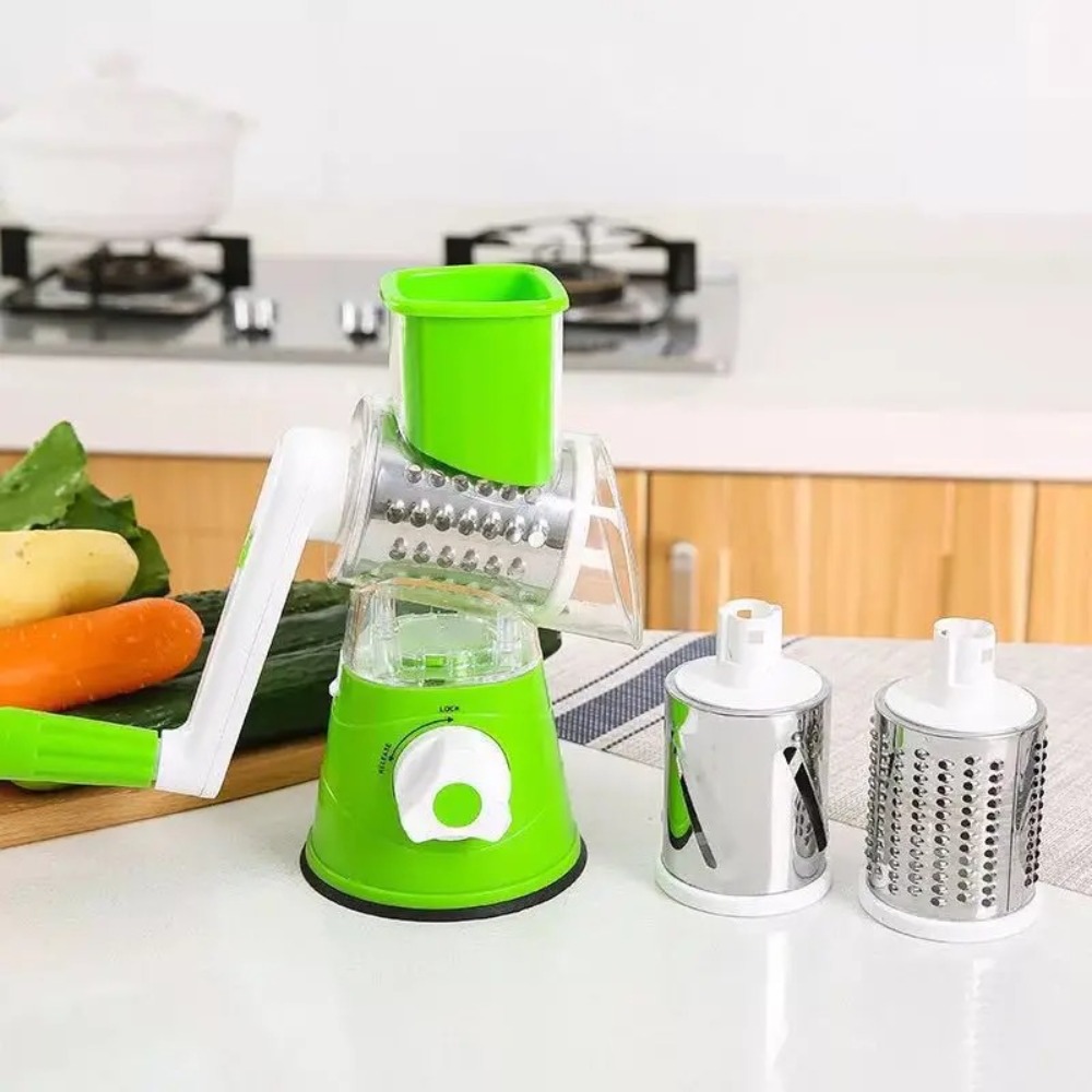 3-in-1 Rotary Food Slicer Chop - đánh giá và giá Kitchen Gadgets Smart