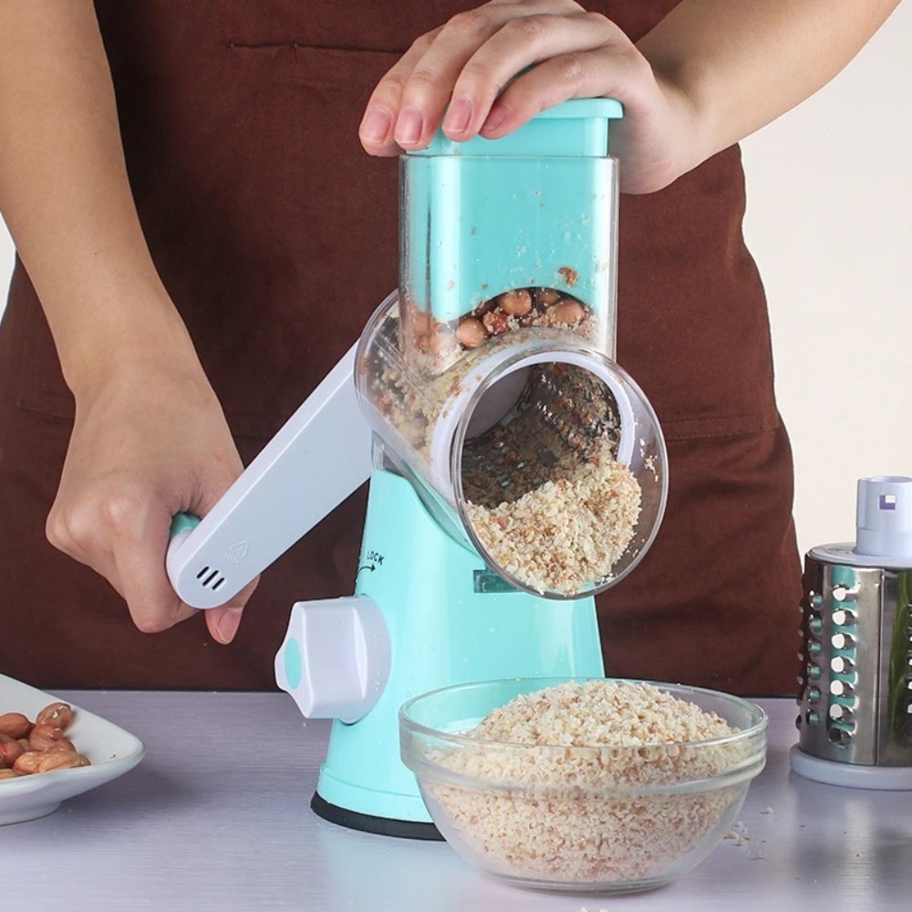 3-in-1 Rotary Food Slicer Chop - đánh giá và giá Kitchen Gadgets Smart