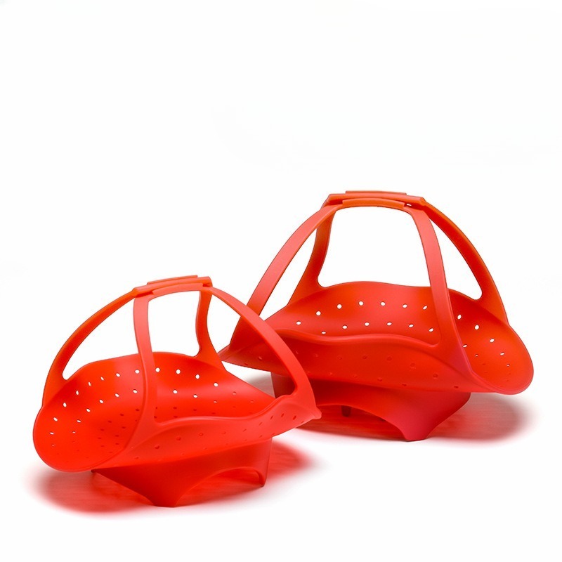 Steamer Basket with Silicone E - đánh giá và giá Silicone Steamer Basket