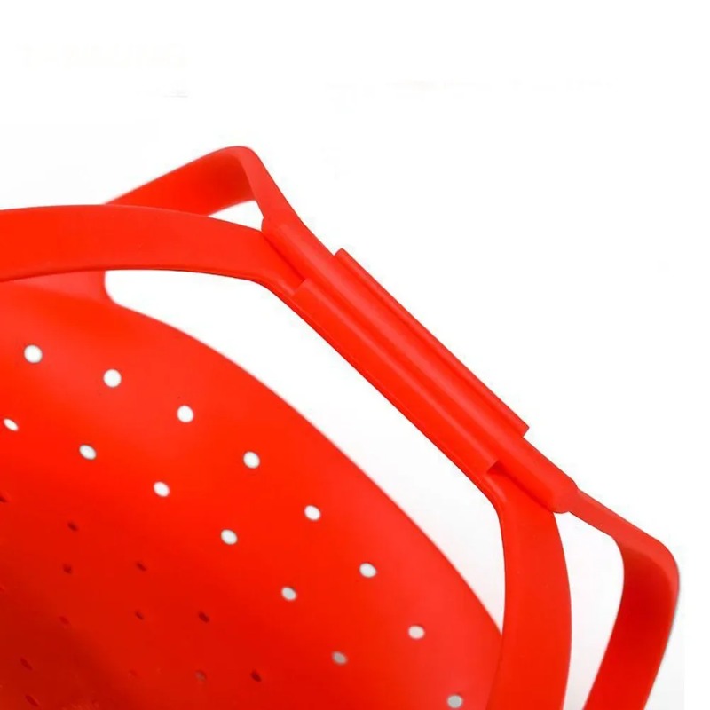 Steamer Basket with Silicone E - đánh giá và giá Silicone Steamer Basket