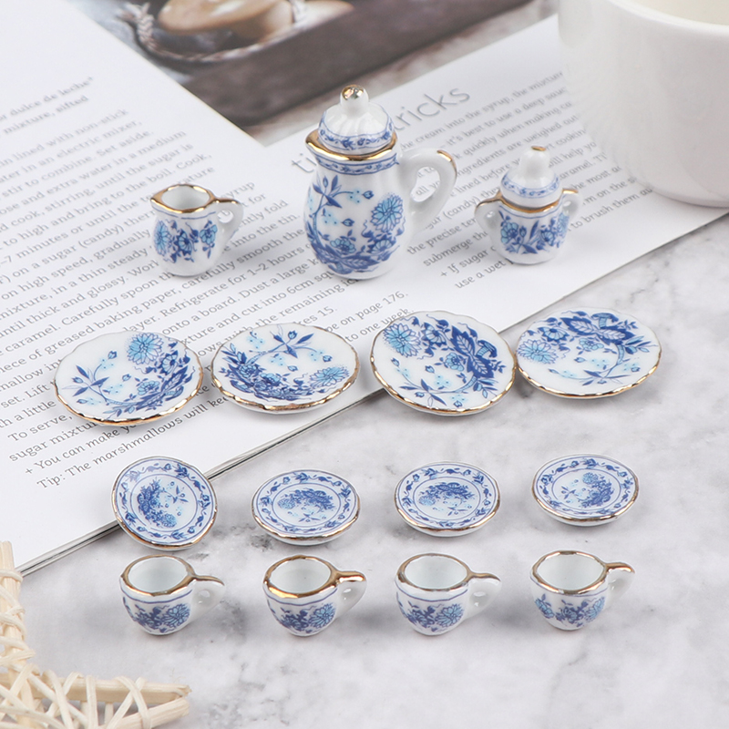 15Pcs 1:12 Miniature Porcelain - đánh giá và giá Kitchen Gadgets For Kids
