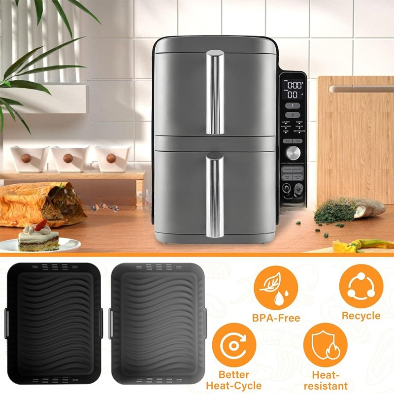 New Air Fryer Silicone Liners  - đánh giá và giá Silicone Steamer Basket