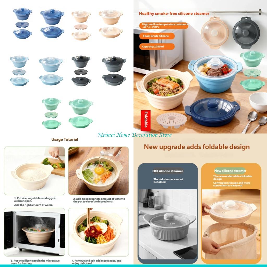 H7BF Hấp An Toàn Lò Vi Sóng Hộ - đánh giá và giá Silicone Steamer Basket