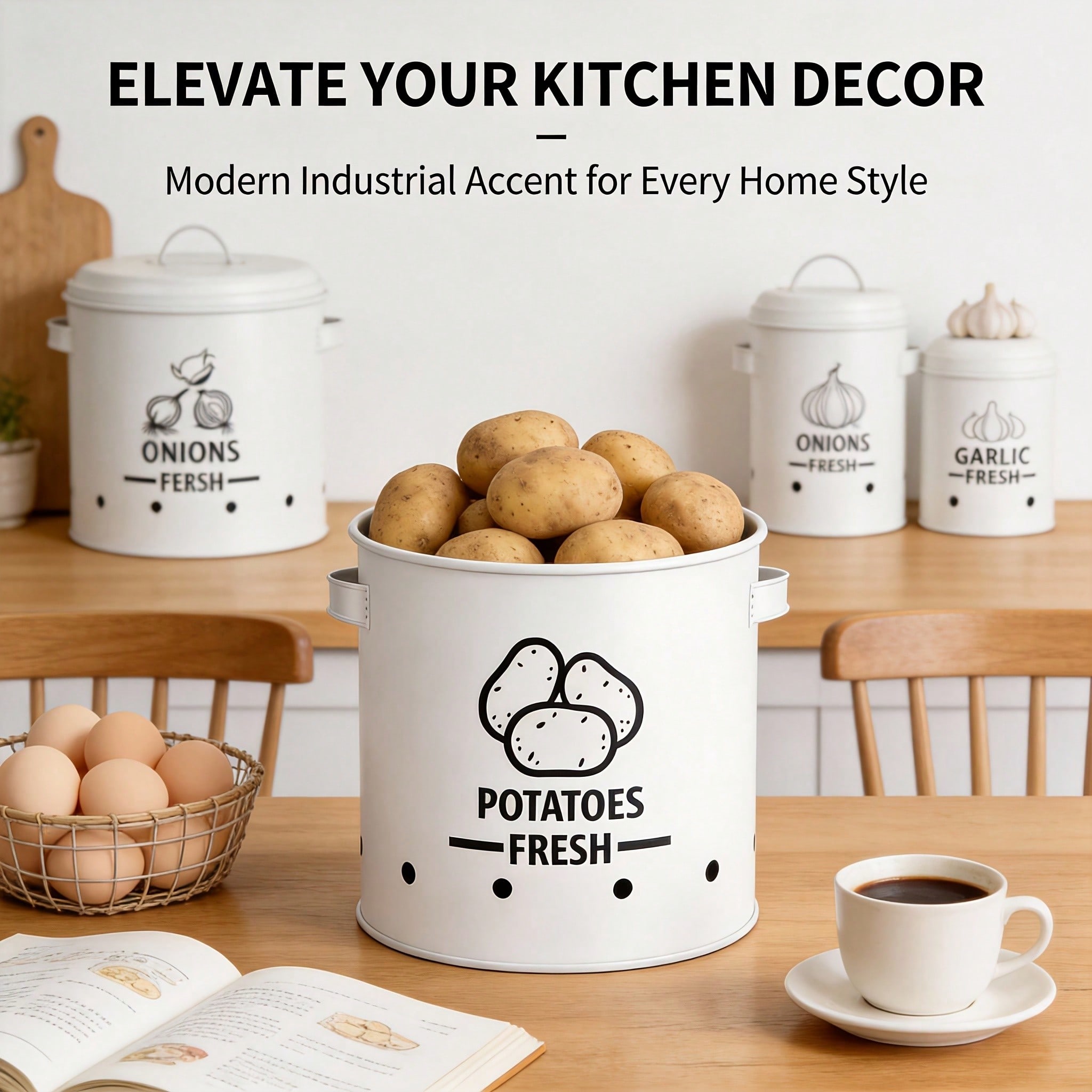 Potato Onion Garlic Storage Bi - đánh giá và giá Kitchen Gadgets Storage