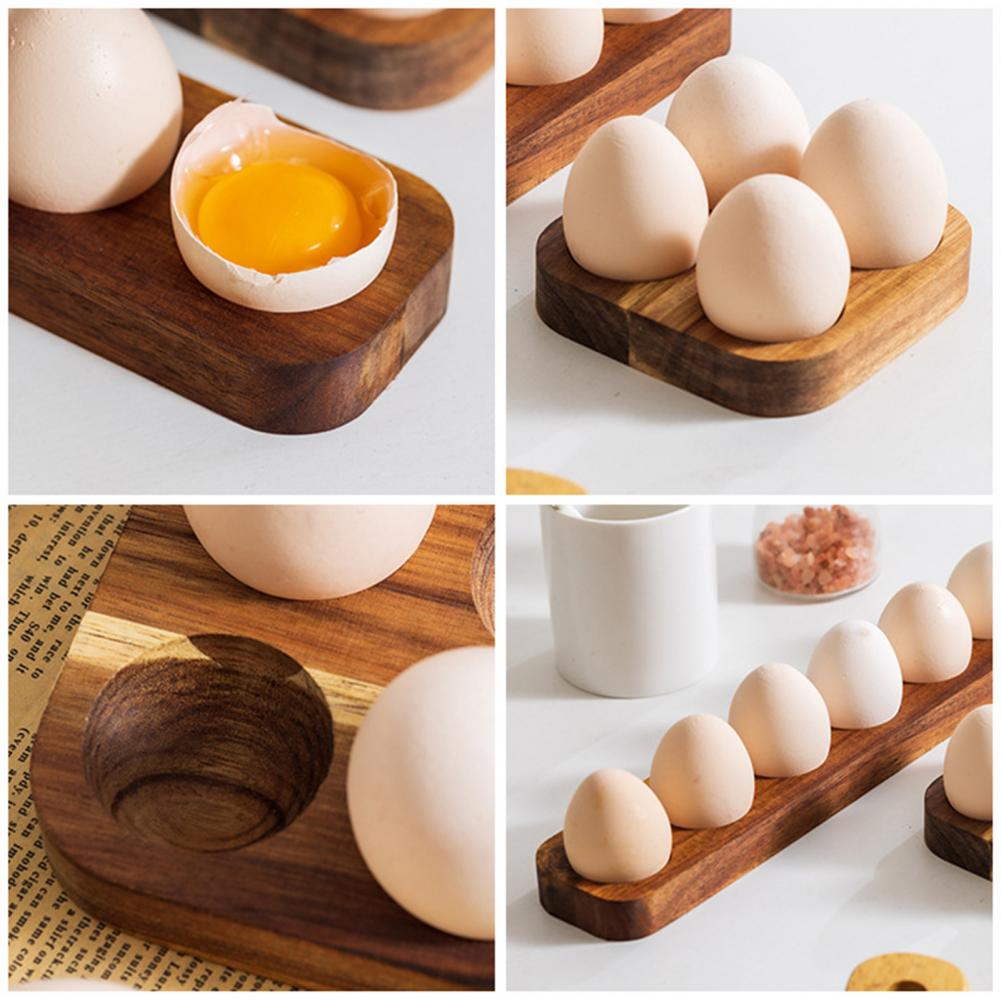32/11cm Wooden Egg Holder Rust - đánh giá và giá Kitchen Gadgets Holder