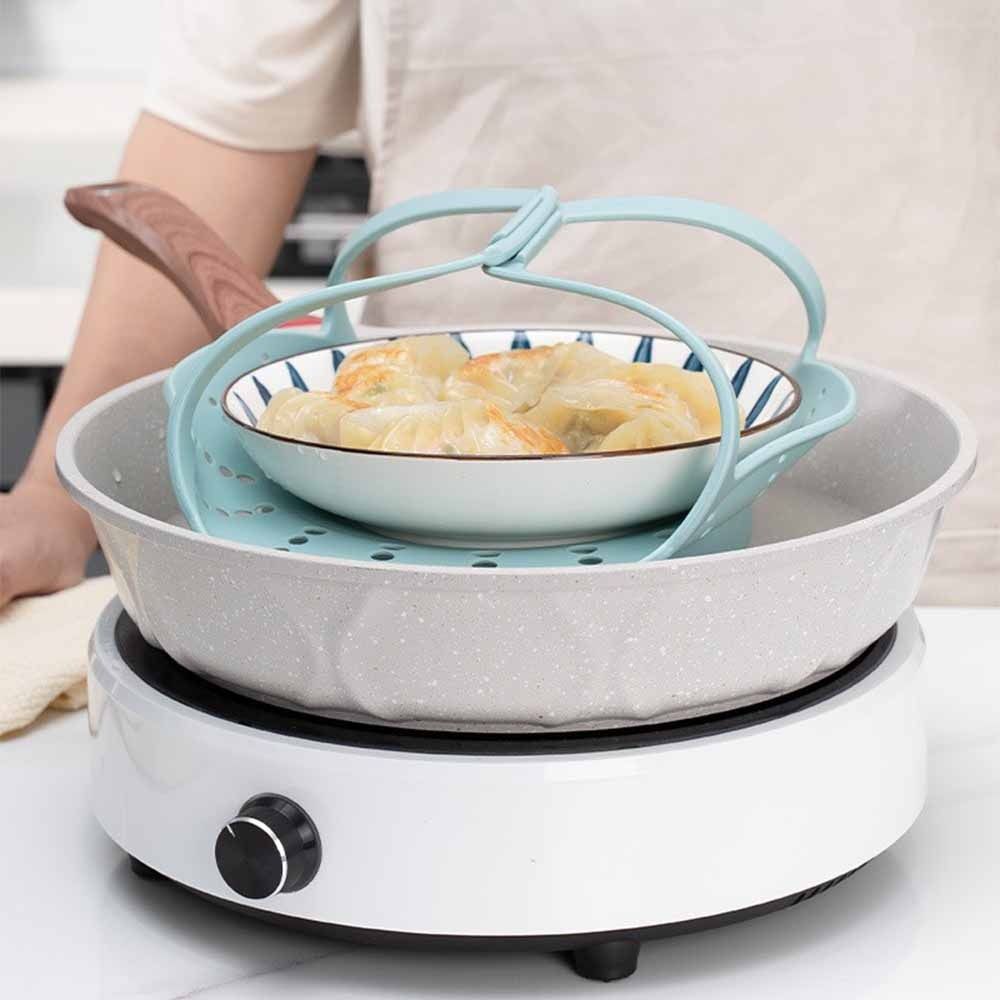 Long Handle Silicone Steamer B - đánh giá và giá Silicone Steamer Basket