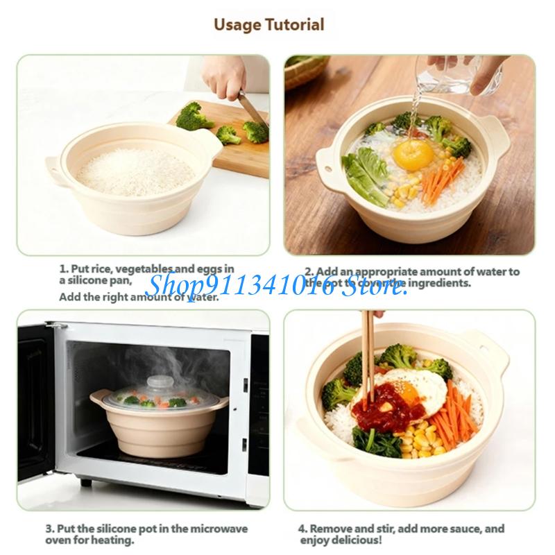 Máy hấp thức ăn bằng lò vi són - đánh giá và giá Silicone Steamer Basket
