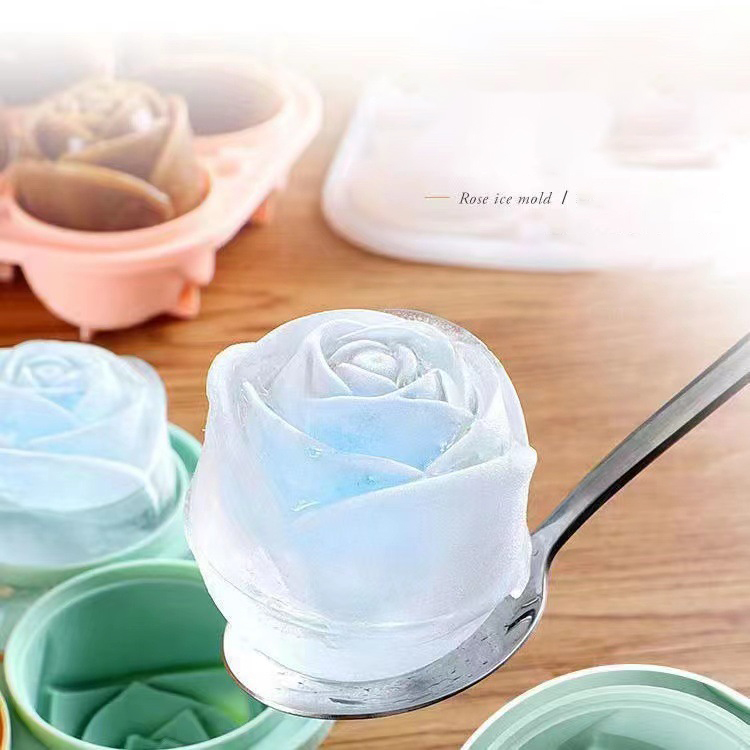 3D Rose Ice Molds 4 Holes Ice  - đánh giá và giá Kitchen Gadgets Ninja