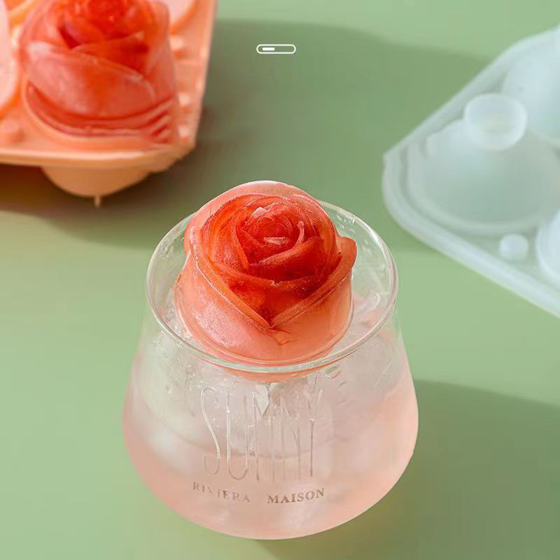 3D Rose Ice Molds 4 Holes Ice  - đánh giá và giá Kitchen Gadgets Ninja