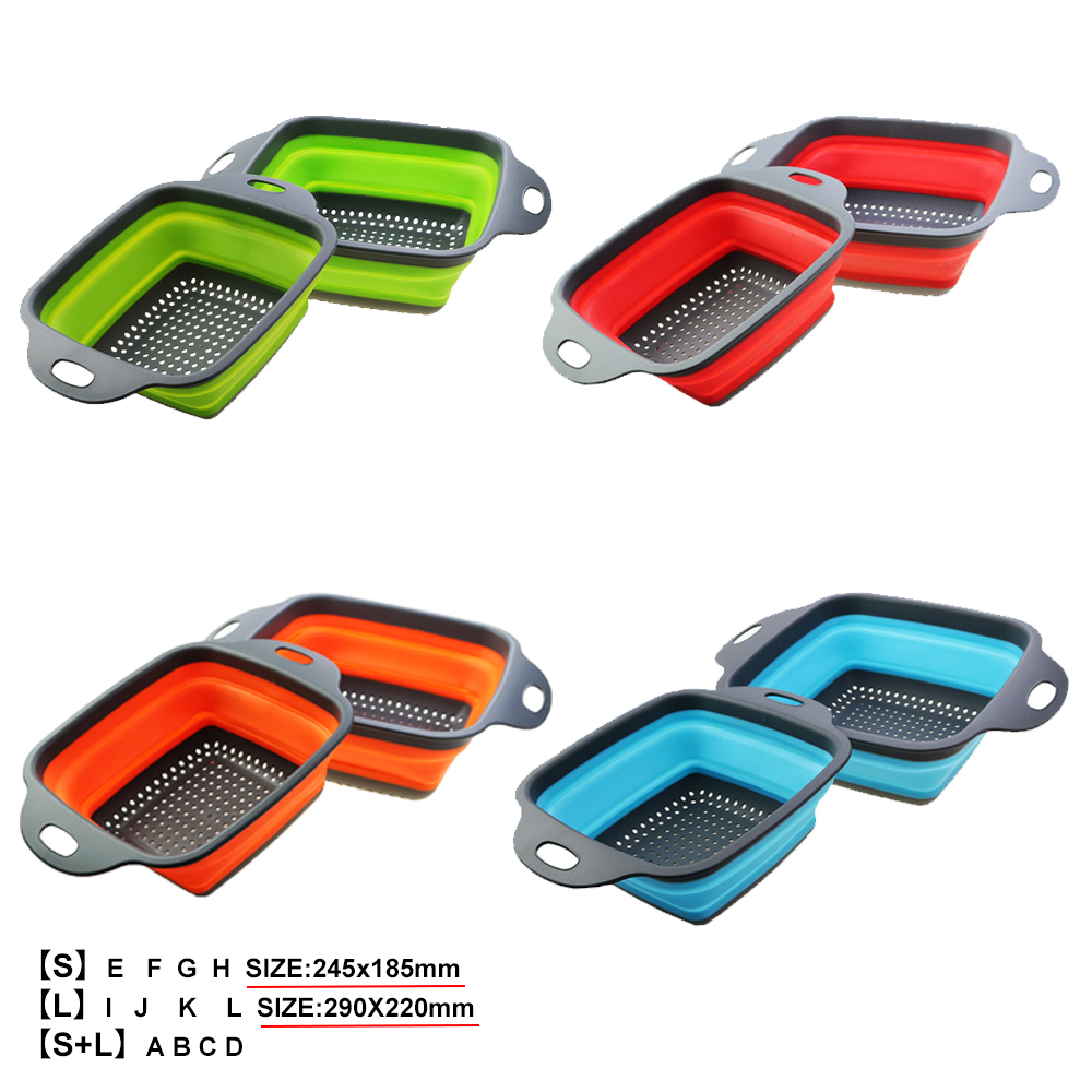 1Pc 2in1 Silicone Folding Drai - đánh giá và giá Silicone Steamer Basket