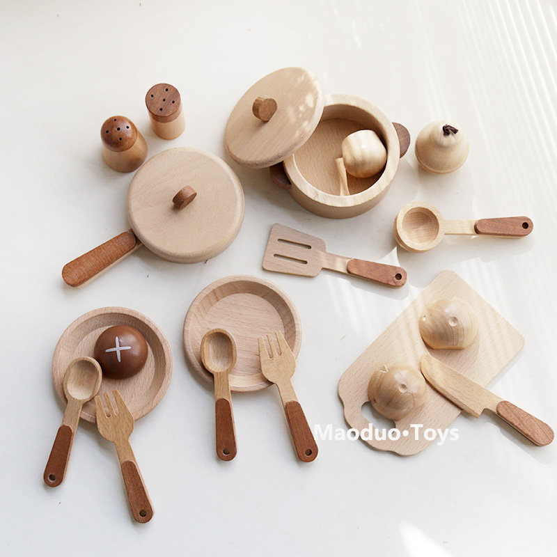 Maoduo Toys Beech Wooden Kids  - đánh giá và giá Kitchen Gadgets For Kids