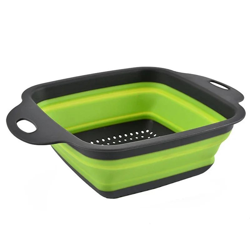 NEW Foldable Vegetable Washing - đánh giá và giá Silicone Steamer Basket