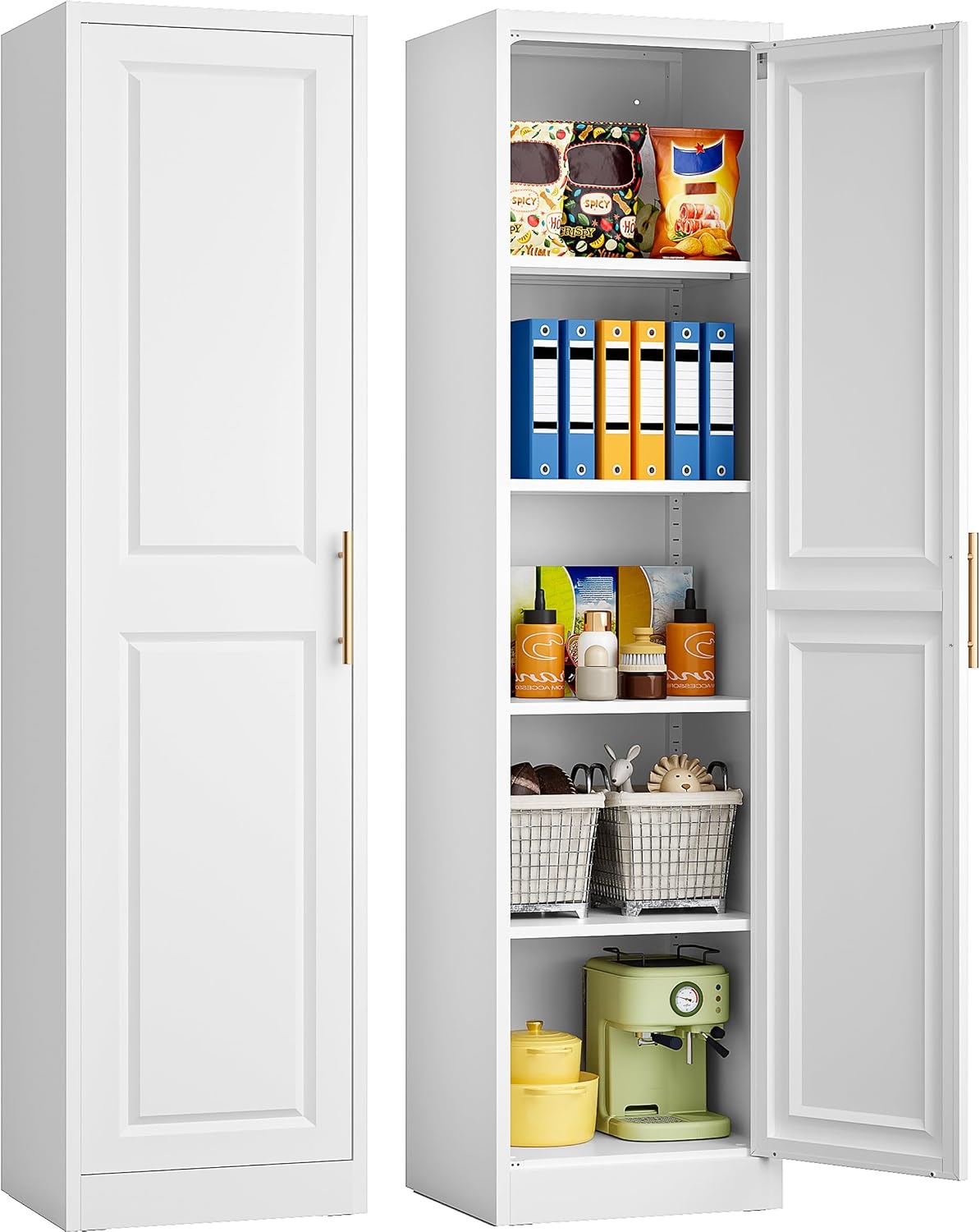 Tall Narrow Storage Cabinet Wi - đánh giá và giá Kitchen Gadgets Storage