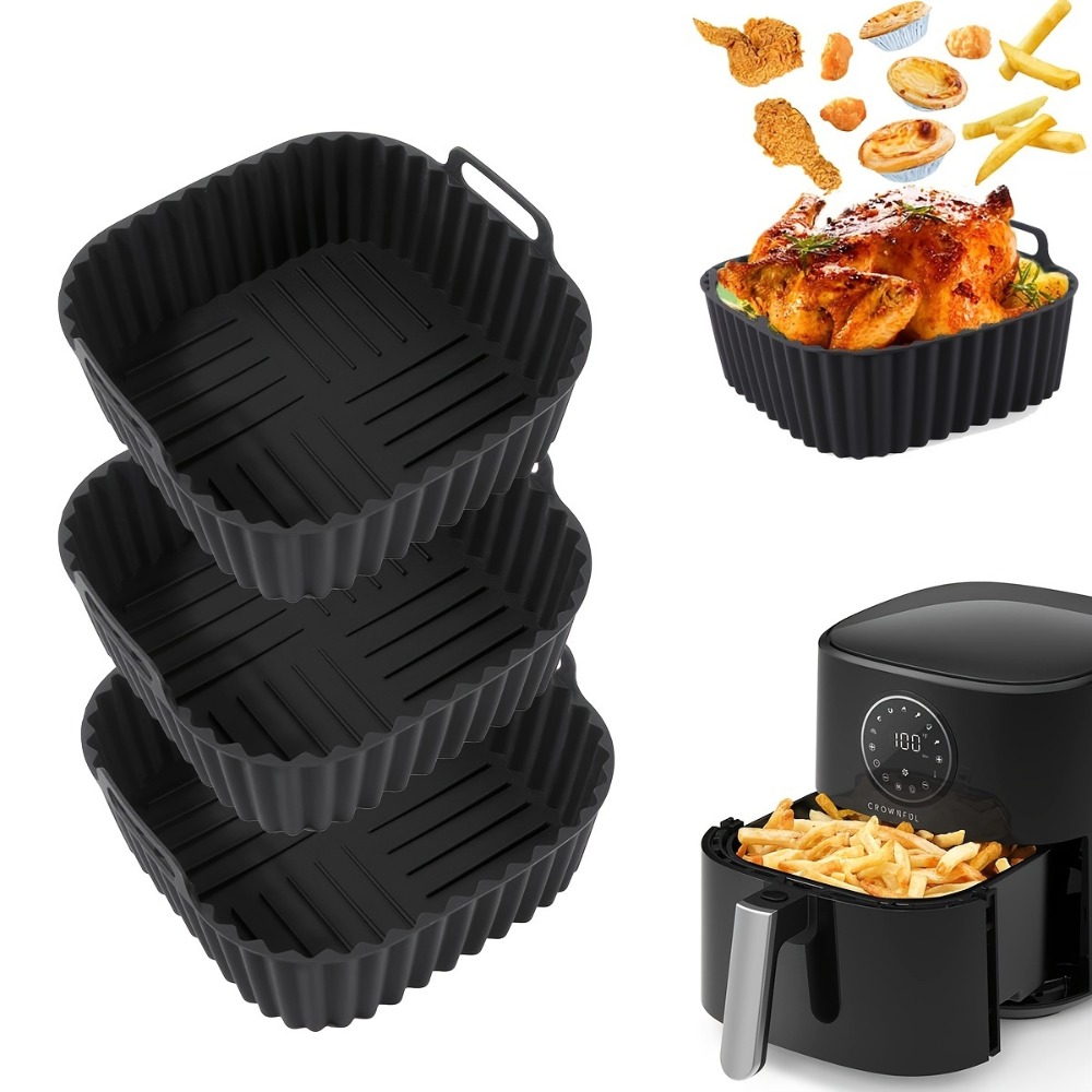 Air Fryer Silicone Liners Squa - đánh giá và giá Silicone Steamer Basket