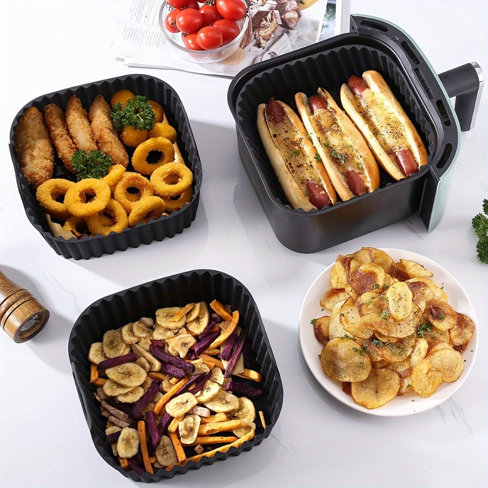 Air Fryer Silicone Liners Squa - đánh giá và giá Silicone Steamer Basket