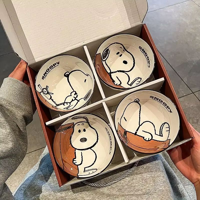 New Cute Snoopy Tableware Cera - đánh giá và giá Kitchen Gadgets New