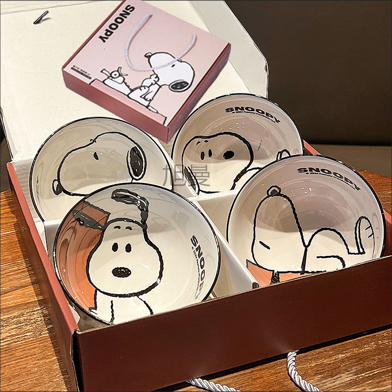 New Cute Snoopy Tableware Cera - đánh giá và giá Kitchen Gadgets New