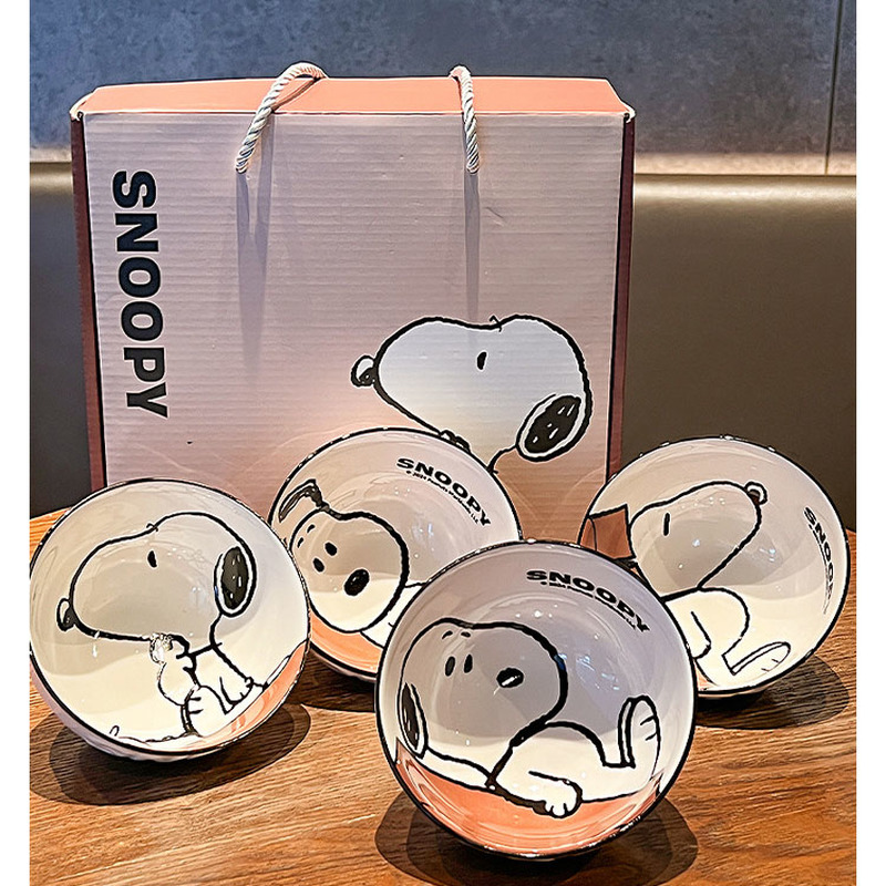 New Cute Snoopy Tableware Cera - đánh giá và giá Kitchen Gadgets New