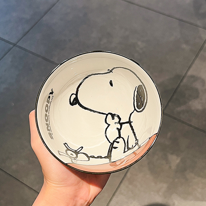 New Cute Snoopy Tableware Cera - đánh giá và giá Kitchen Gadgets New