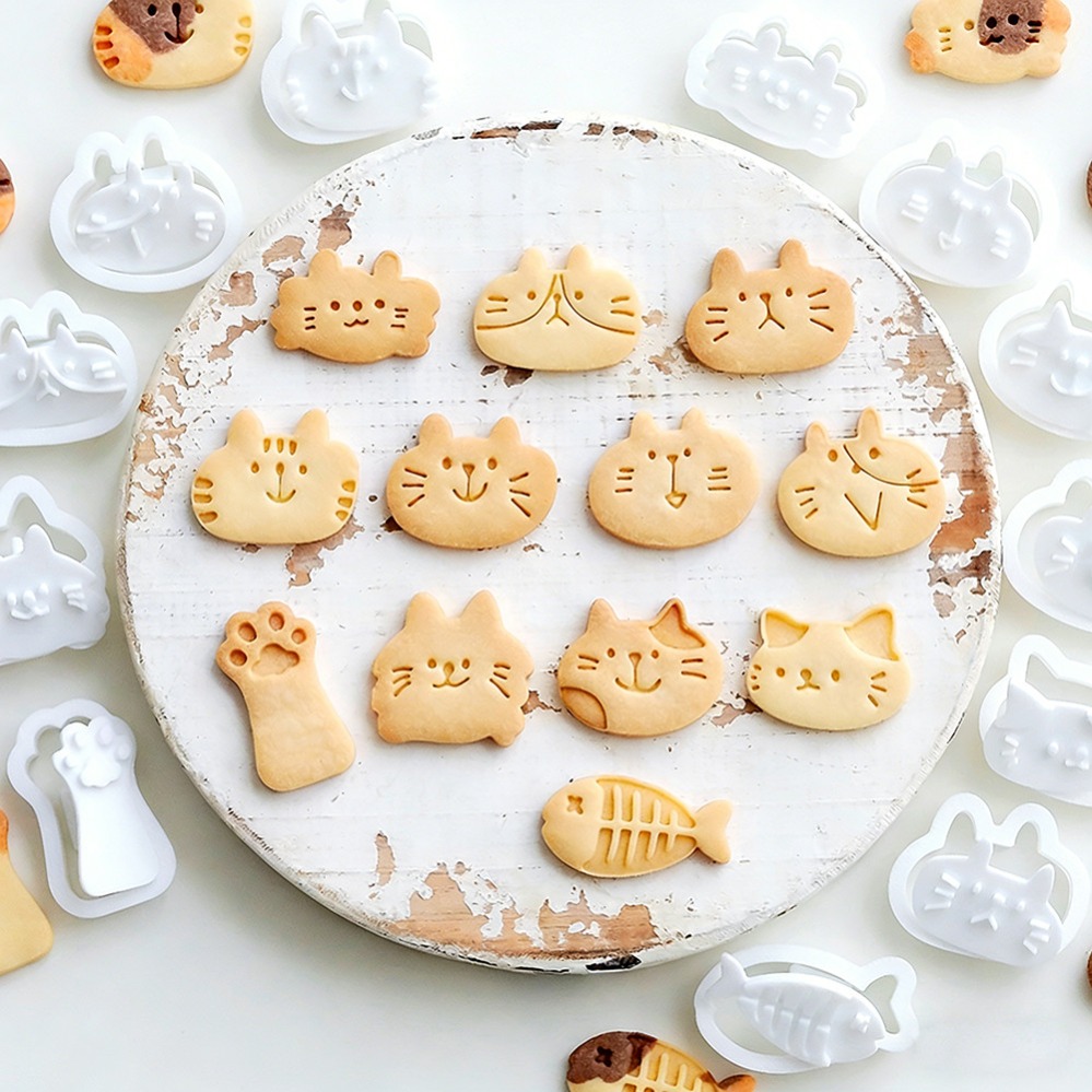 Cute Kitten DIY Stamp Cookie C - đánh giá và giá Kitchen Gadgets Best