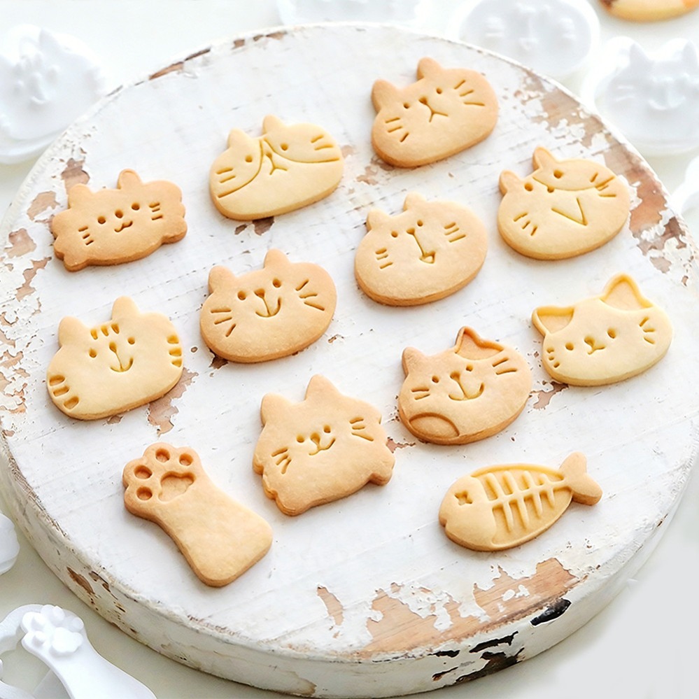 Cute Kitten DIY Stamp Cookie C - đánh giá và giá Kitchen Gadgets Best