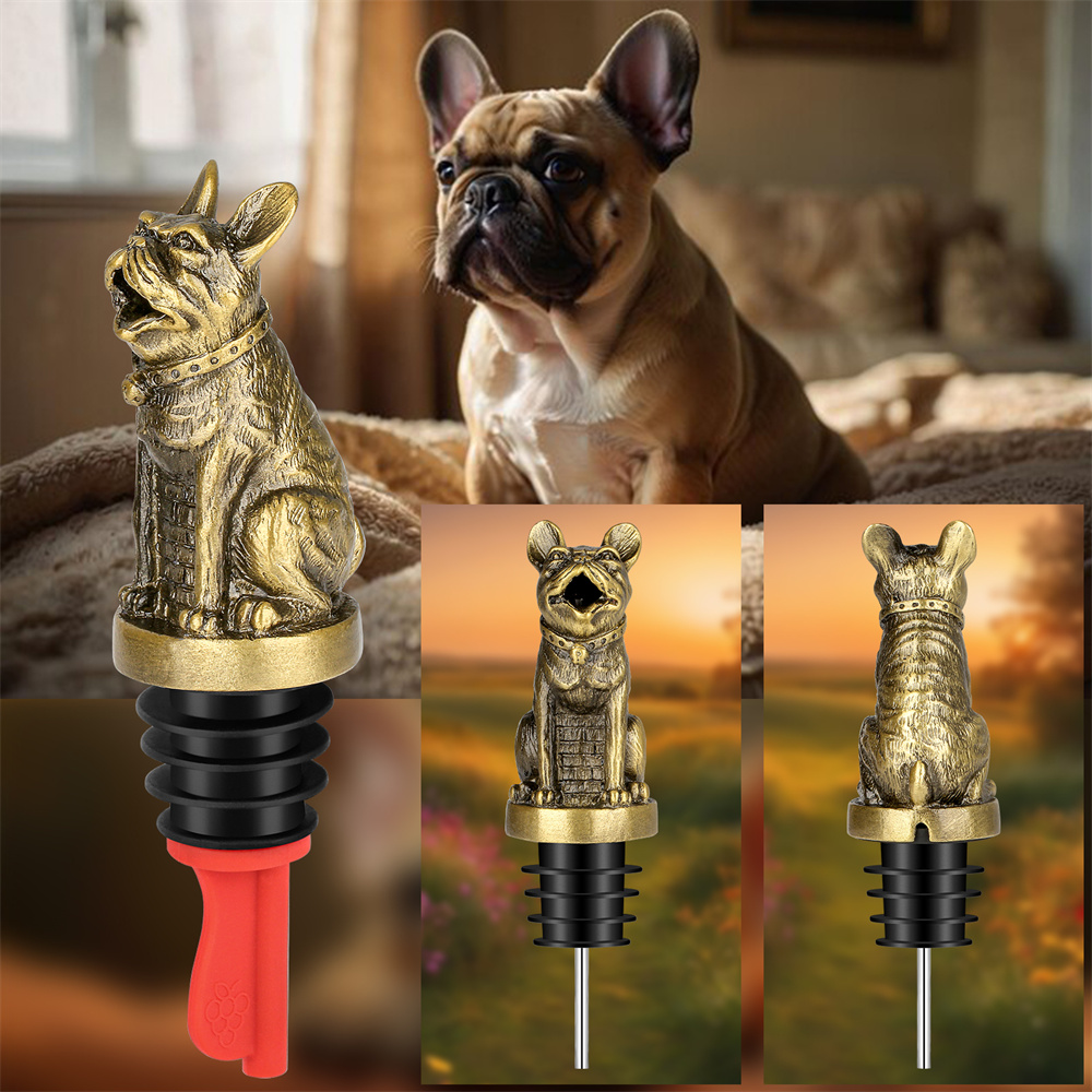 Cute French Bulldog Wine Pouer - đánh giá và giá Kitchen Gadgets Ninja
