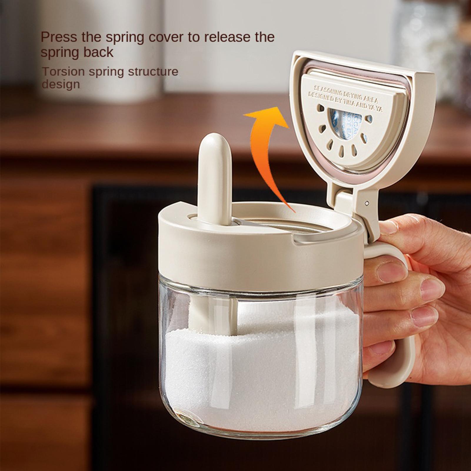 Seasoning Jar Leak-Proof Salt  - đánh giá và giá Kitchen Gadgets Storage
